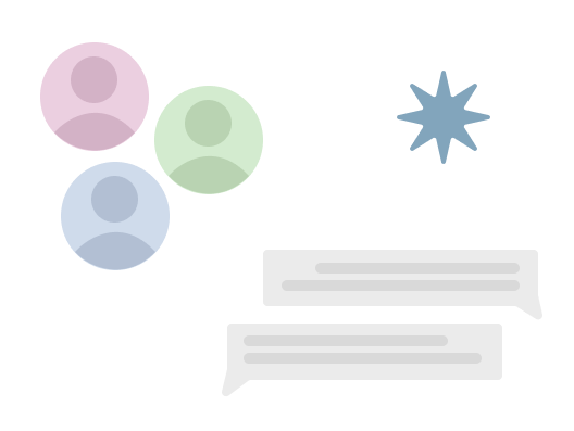 Collaboration and community illustration